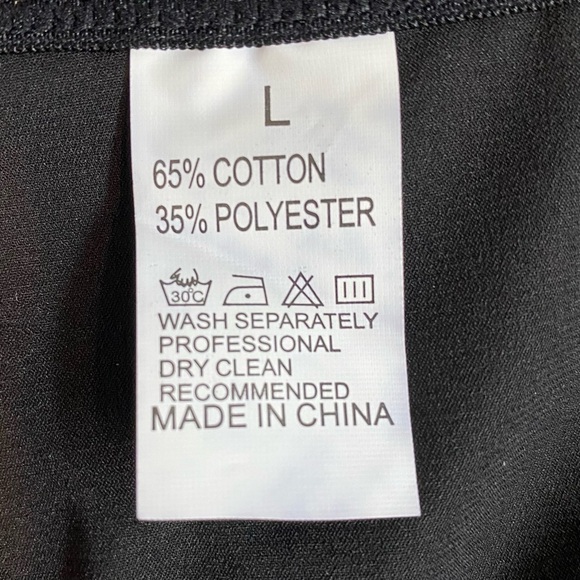 PRETISHOWS Women's size L Black Satin Chemise Lace Trim and Adjustable Strap NWT - Picture 8 of 8